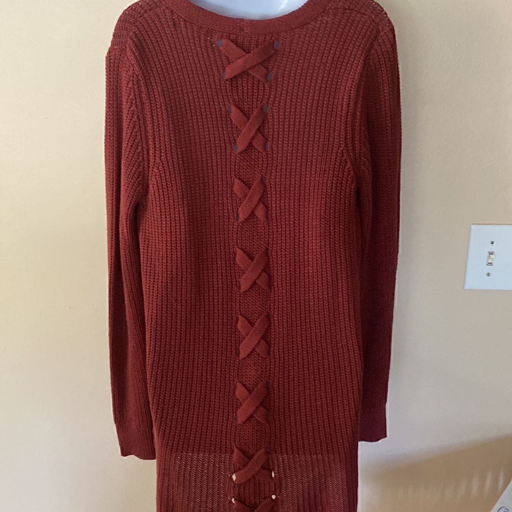 Pinque Stitch Fix Maroon Cardigan - Picture 3 of 4
